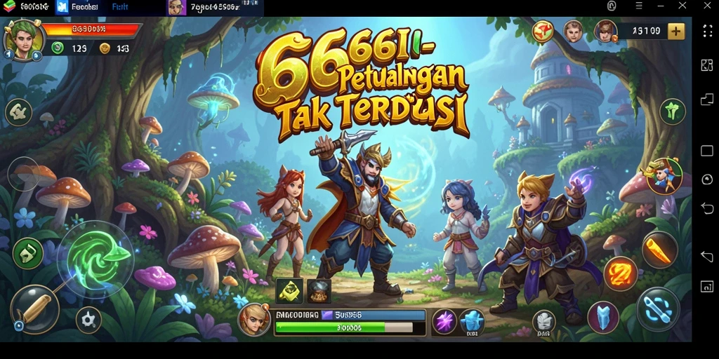 Tangkapan layar gameplay 666I menampilkan aksi seru di dunia petualangan.