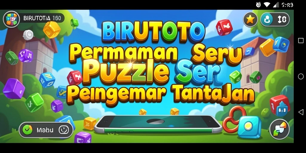 Tampilan gameplay menantang dari BIRUTOTO yang mengasah otak.