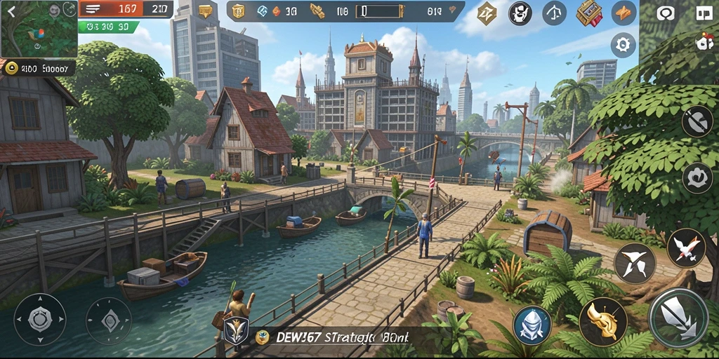 Gameplay menarik dari DEWI567 dengan kota yang berkembang.