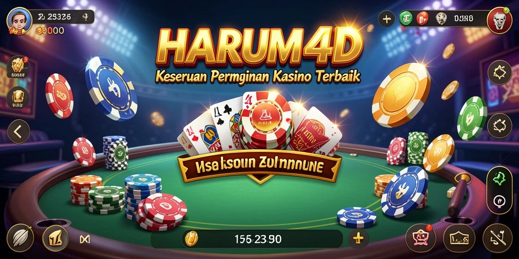 Tampilan gameplay seru dari permainan kasino HARUM4D.