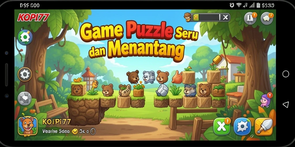 Tampilan gameplay KOPI77 yang menarik dan penuh tantangan.