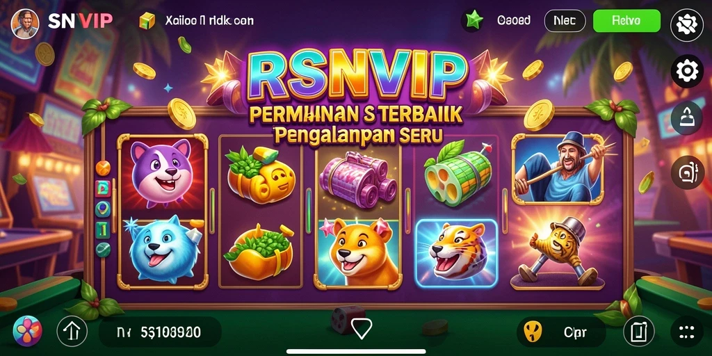 Screenshot gameplay RSNVIP menampilkan slot yang memikat dan penuh aksi.