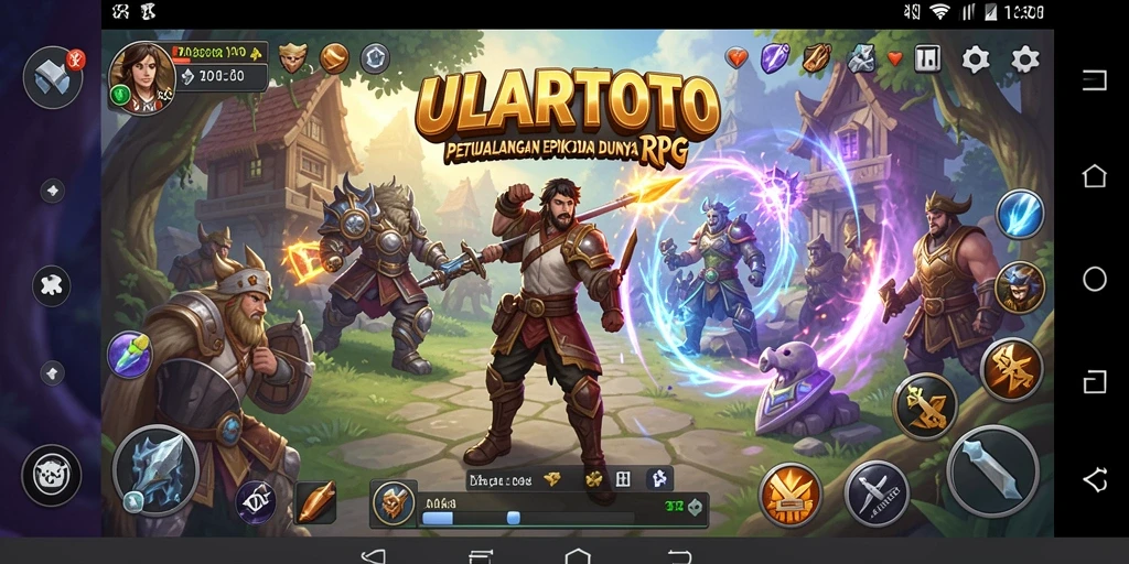 Tampilan gameplay ULARTOTO yang menawan dan penuh aksi.